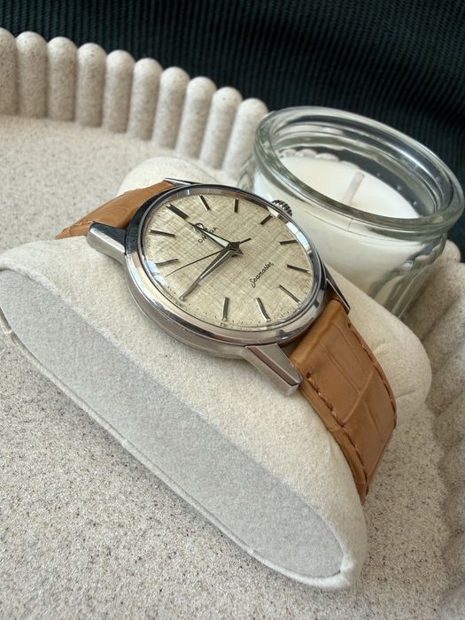 Omega Seamaster Ref. 14390 "Linen Dial" 1961 – Stan Gabinetowy | Pełny Serwis | Gwarancja do 02/2027