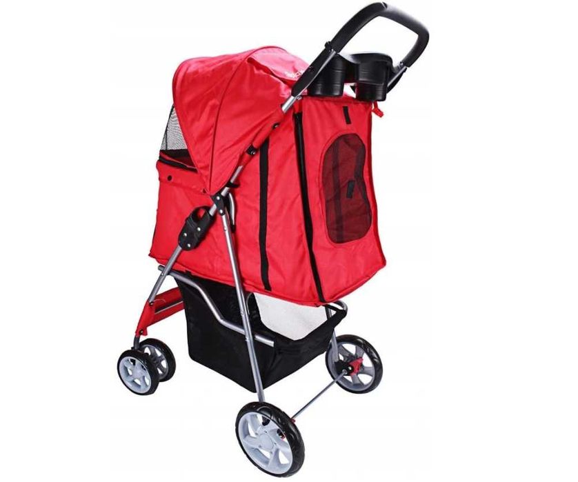 Wózek dla psa kota spacerówka, torba transportowa 2 w 1