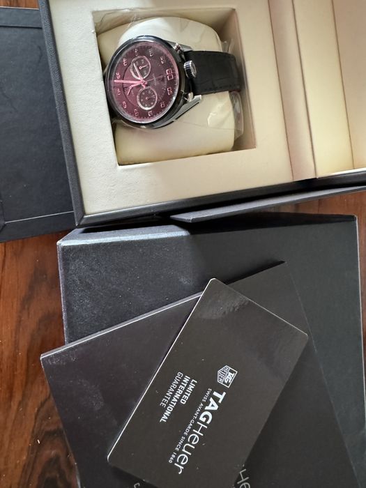 Relogio Tag heuer carrera 1887 automatico bullhead omega longines