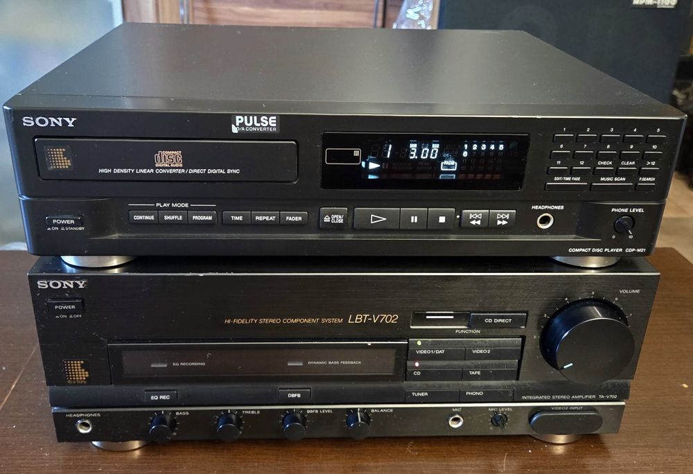 Wzmacniacz Sony LBT-V702, CDP-M21