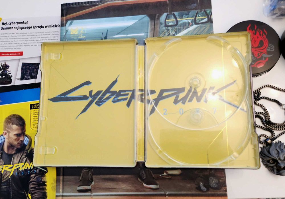 Cyberpunk 2077 Mega Pack Zestaw Kolekcjonerski NOWY PS4 PS5
