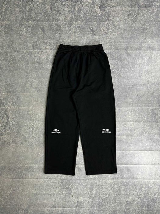 Штани BALENCIAGA спортивки sweatpants чорні штаны черные black