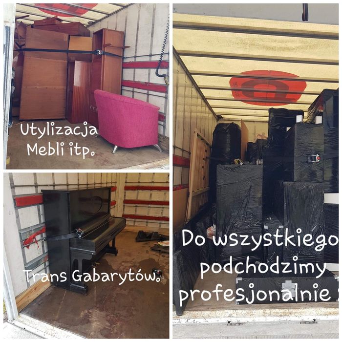 Przeprowadzki Tani Transport Wywóz Gruzu Utylizacja Sprzątanie Działek