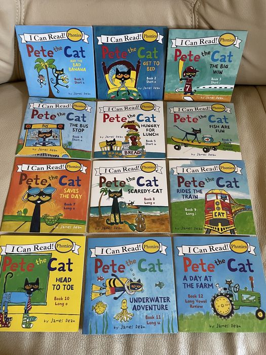 I can read książeczki do samodzielnego czytania po angielsku Pete Cat
