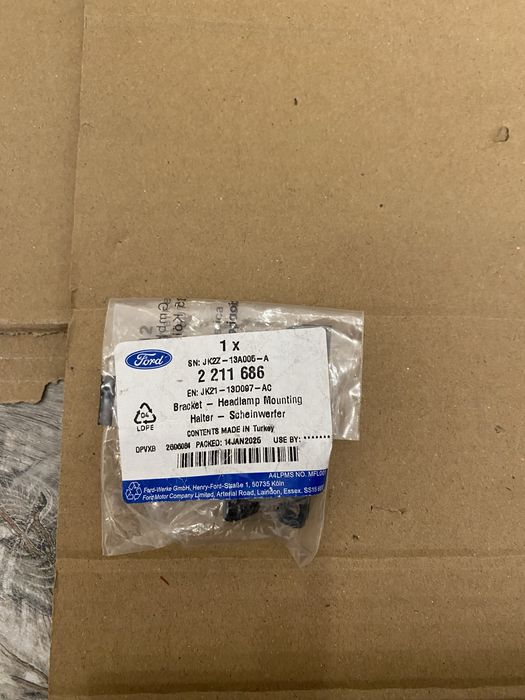 Фари Ford Transit 17- права ліва Led кріплення Оригінал JK21-13W029-DJ