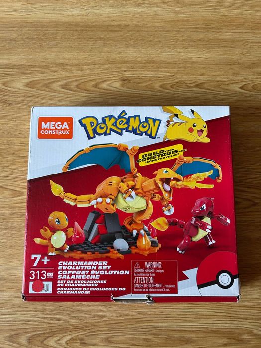 Конструктор Mega Pokemon Еволюція Чармандера 313 деталей