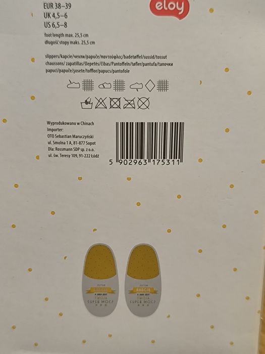 Dziadek i babcia kapcie z napisami