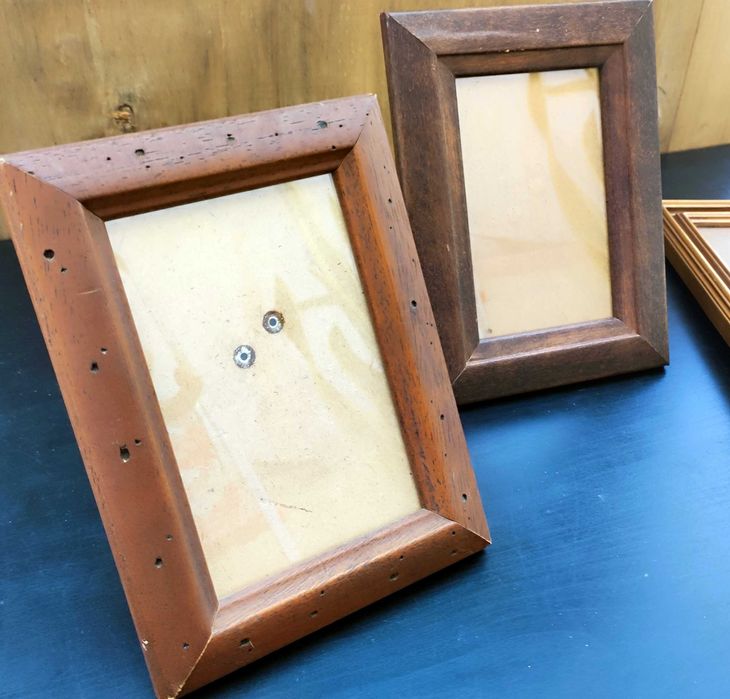 2 Passepartout em madeira para 10x15