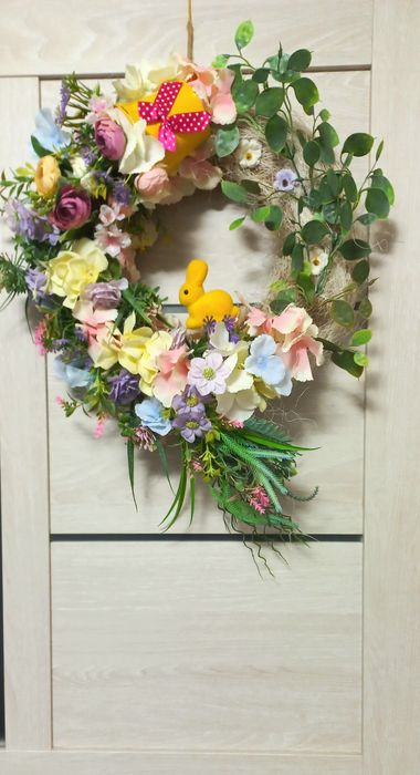 Великодній вінок. Вінок на двері. . Пасхальный вінок. Подарунок