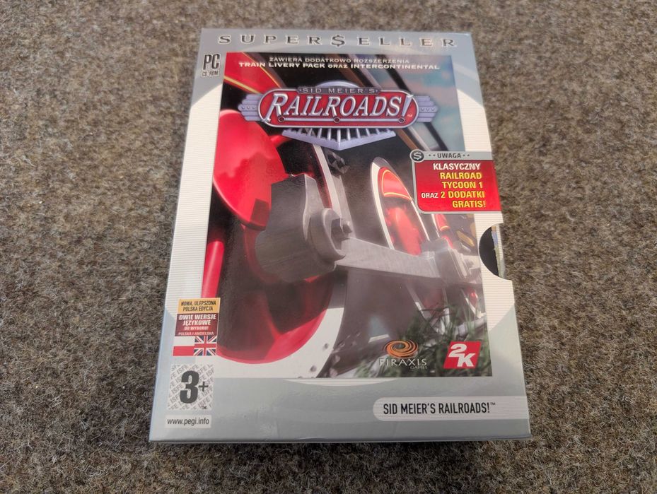 Sid Meier's Railroads gra komputerowa PC CD