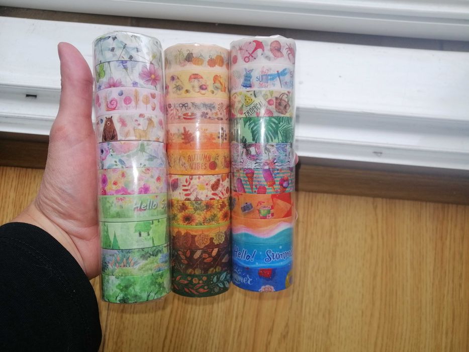 10 Rolos Washi Tape