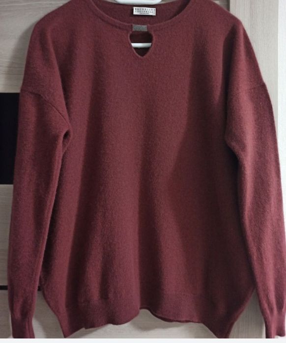 Brunello  Cucinelli свитер шерсть  кашемир  шелк м/л