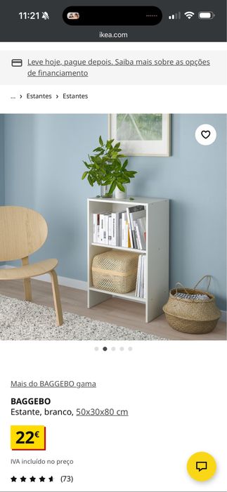 Vendo estante  branca