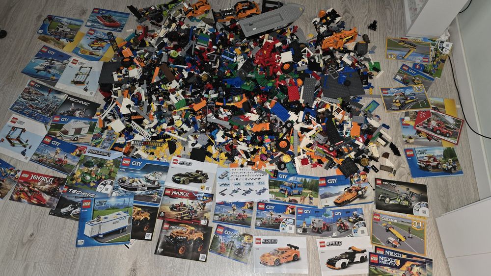 Duży zestaw klocków lego