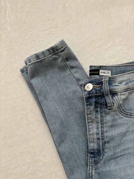spodnie jeansowe skinny 34 xs sinsay