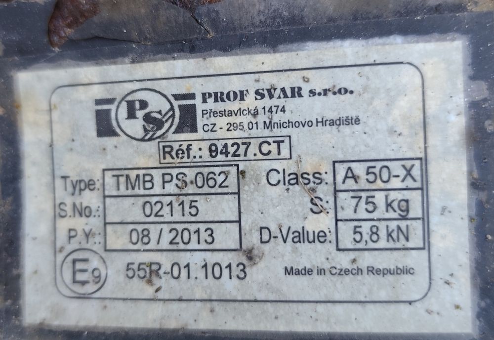 Suporte Engate de Reboque Ds5