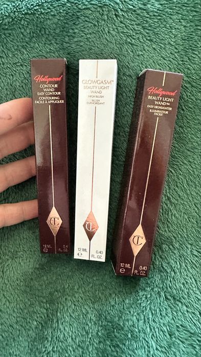 Charlotte Tilbury bronzer, roz, rozswietlacz