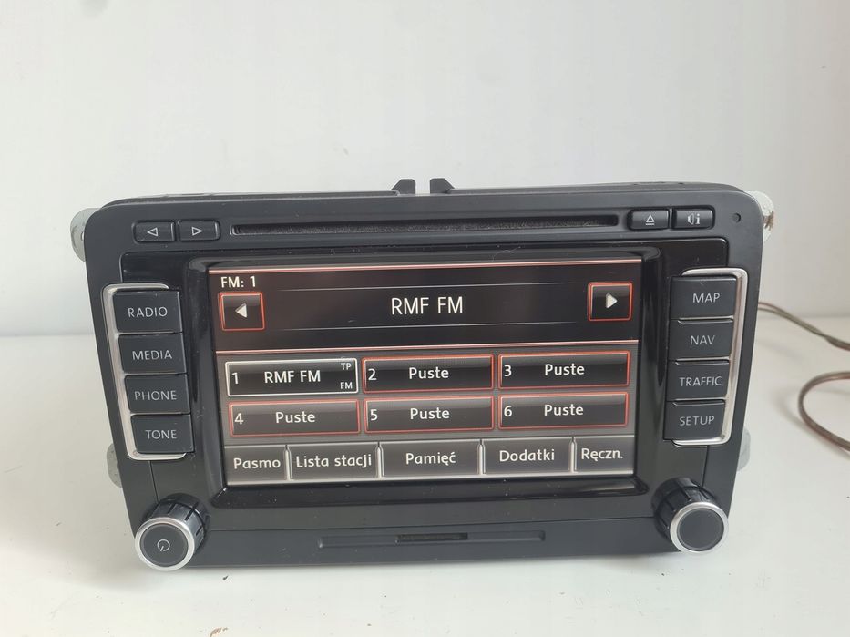 Radio nawigacja Rns510 vw golf v vi passat b6 b7 touran jetta t5 PL