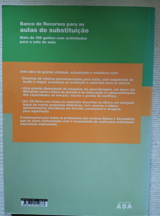 Book: Resource Bank for Substitute Class Lessons with CD64584629570306121