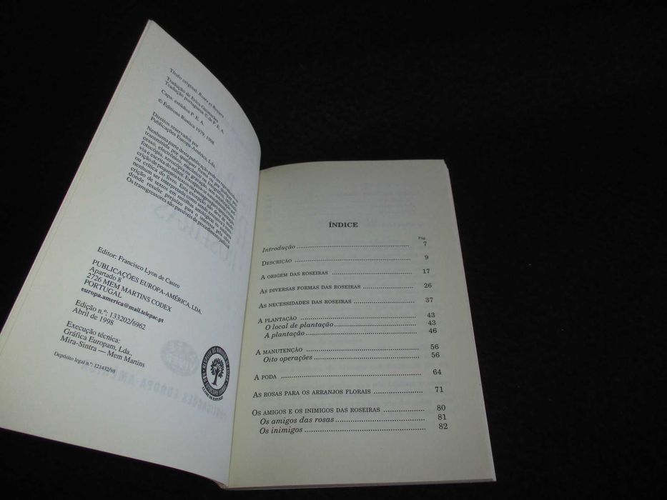 Livro Guia Prático das Rosas e Roseiras Jacqueline Murray