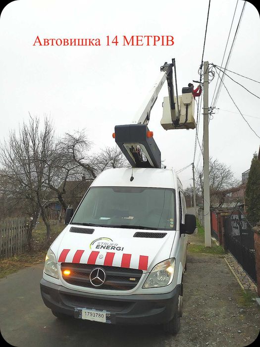 Послуги, оренда автовишки 14-20 м / Услуги, аренда автовышки автовишка