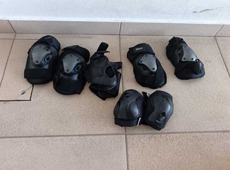Proteções para hoquistas e skates