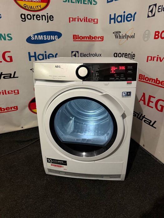 Сушильна машина/сушка тепловий насос AEG SERIE 9000 T9DE77685 8кг А+++