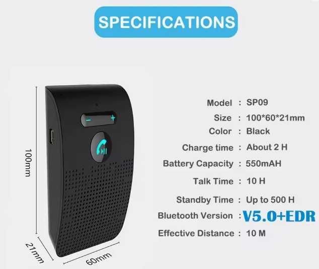 авто Bluetooth-гарнітура