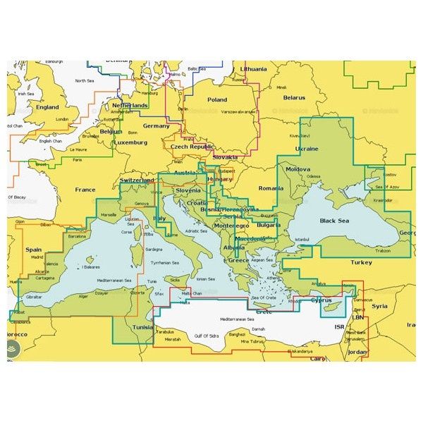Карти для ехолота Lowrance Navionics Platinum+ 2026  та C-Map Genesis
