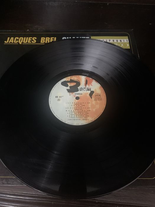 Vinil Jaques Brel - capa dupla - bom estado
