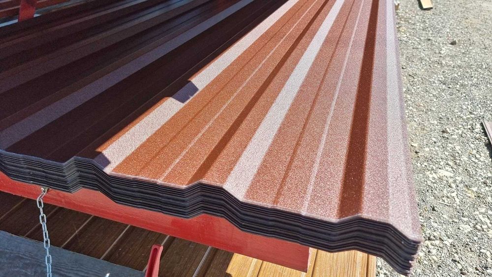 Blacha Trapezowa T18 OD RĘKI Brąz RAL 8017 Grafit RAL 7016 powlekana