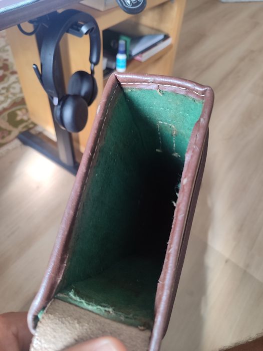 Estojo em pele para espingarda de caça 85x22