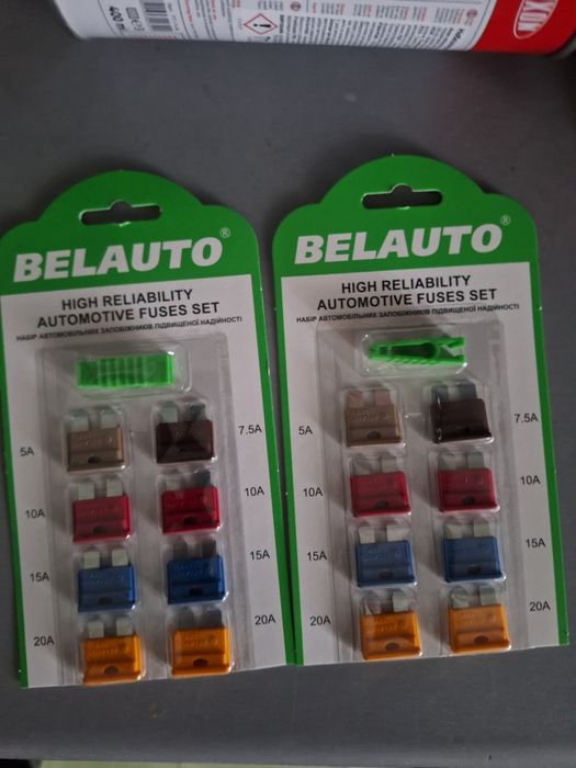 Запобіжник предохранитель автомобільний 5а 10а 15а 20а 25а 30а