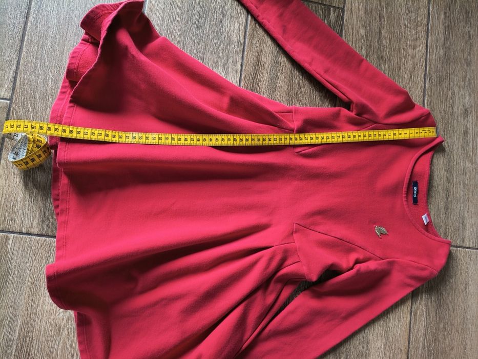 Elegancka sukienka czerwona okaidi 128