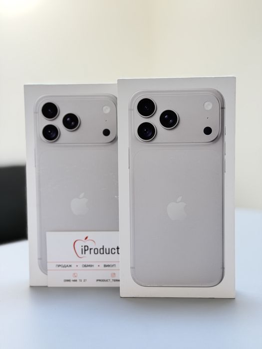 NEW iPhone 18 Pro Max Silver Європа, Фізична SIM, Новий!