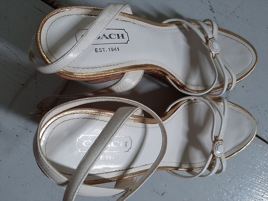 Buty skórzane Coach