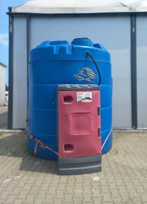 Zbiornik dwupłaszczowy AMAX na paliwo 9000 litrów UŻYWANY ropa opał