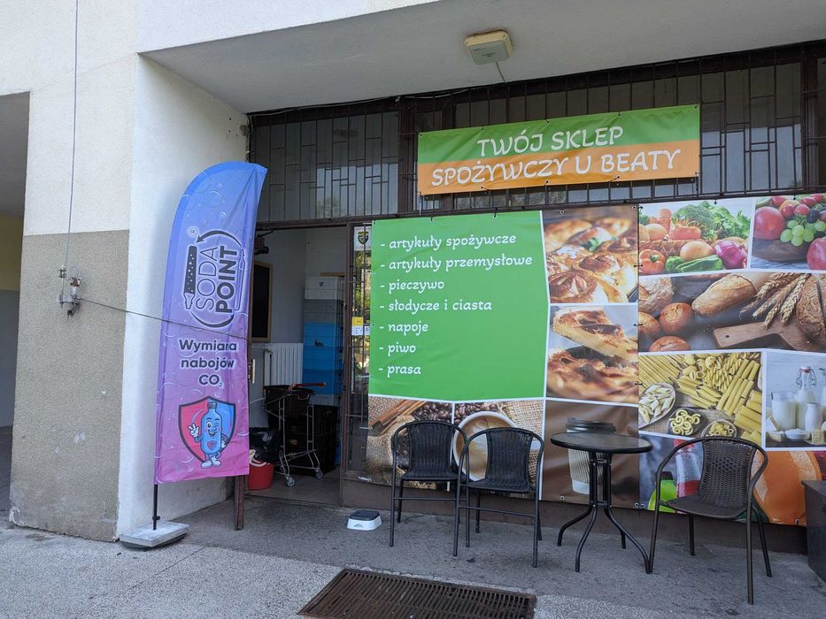 SODA POINT Warszawa (Wawrzyszew), Szekspira 2 Wymiana nabojów CO2