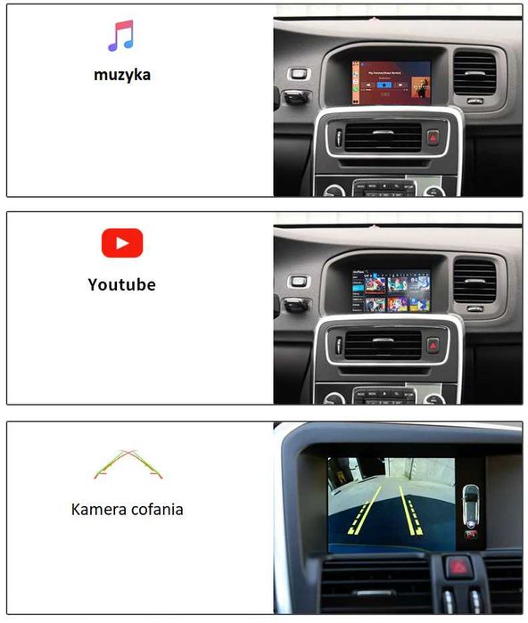 android auto carplay bpx VOLVO XC90  XC40  XC60  S90 S60  V90  V60