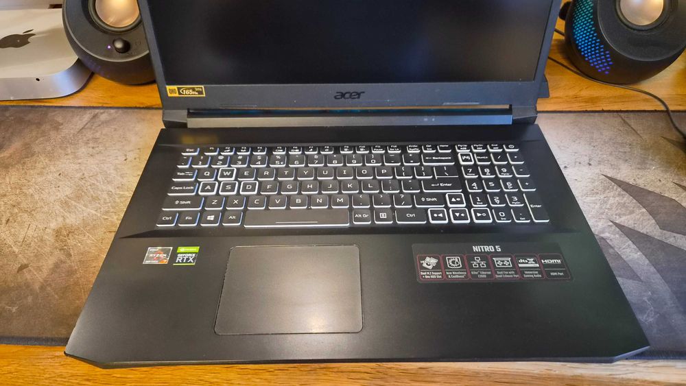 Laptop Acer Nitro 5 Ryzen 7, RTX 3080, 1TB SSD NVME, 32 GB DDR4 RAM, Ekran 17.3 IPS 144Hz WIN 11