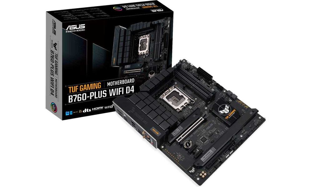Материнська плата Asus TUF GAMING B760-PLUS WIFI D4 DDR4 LGA1700