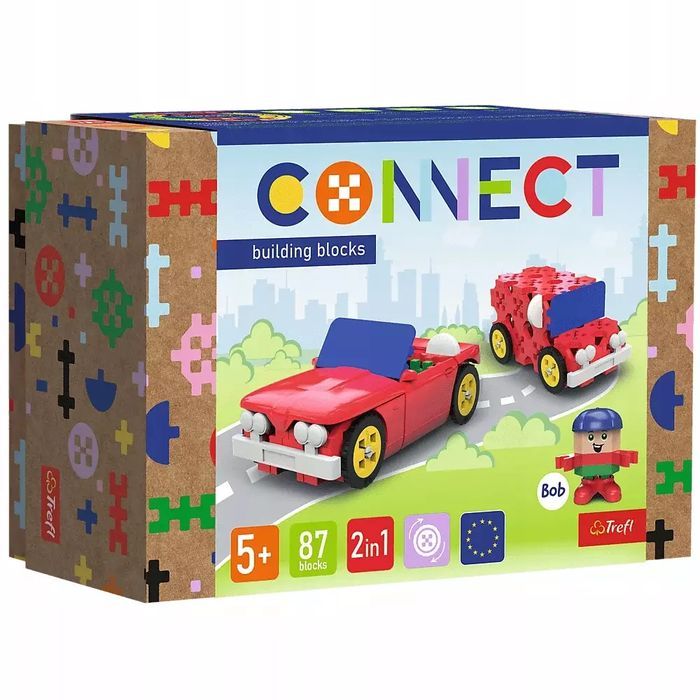 Klocki Connect - Kabriolet / Samochód Van S TREFL. Trefl
