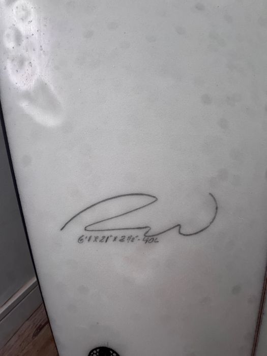 Prancha de surf Twin fin 6'1