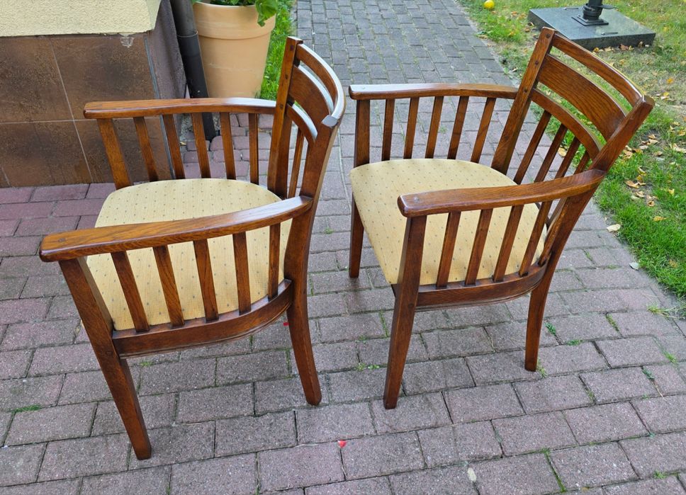 UROCZE 100% Lite Dębowe Stylowe Fotele 2 Sztuki WYSYŁKA