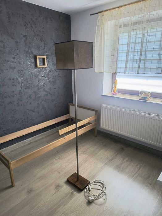 Łampka nocna stająca wysoka oryginalna własnej roboty