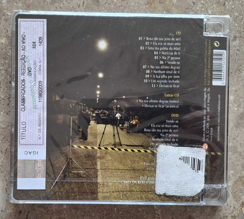 Classificados - CD + DVD ao vivo - (novo e selado)