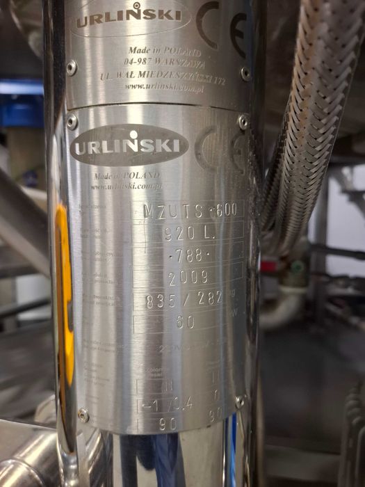 Homogenizator używany 600 litrów