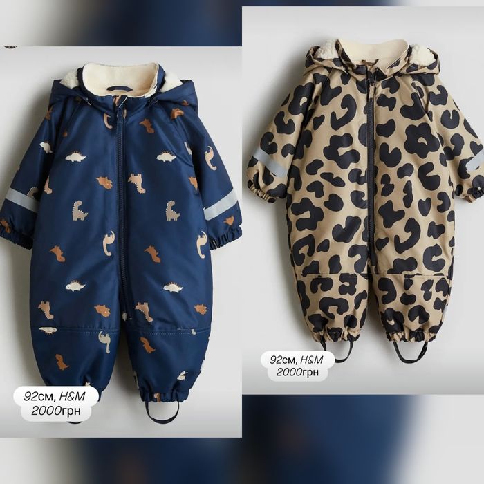 Новий флісовий костюм для дівчинки H&M 74, 80 86, 92, 98, 104