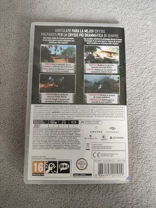 Gra Nintendo Switch Crysis Remastered