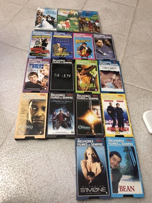 Filmes vhs como novos